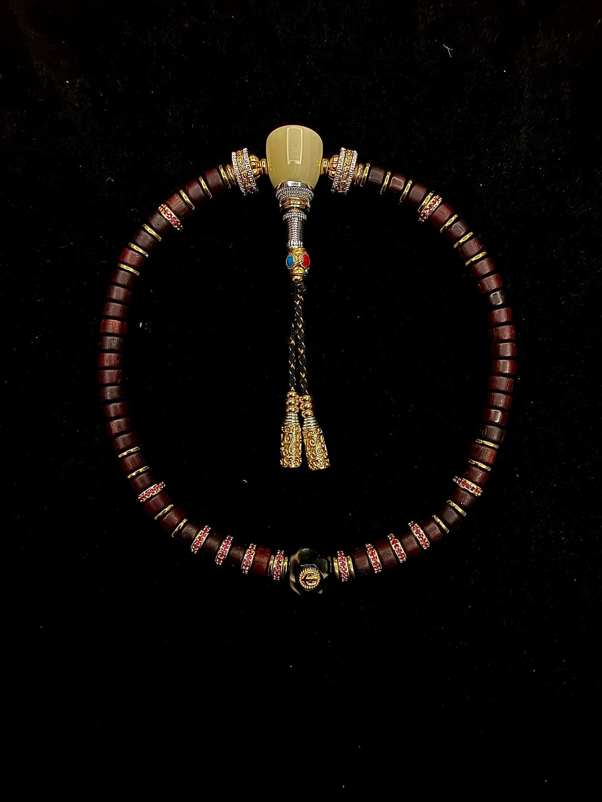 Rosewood Flat-Cut Handheld Beads