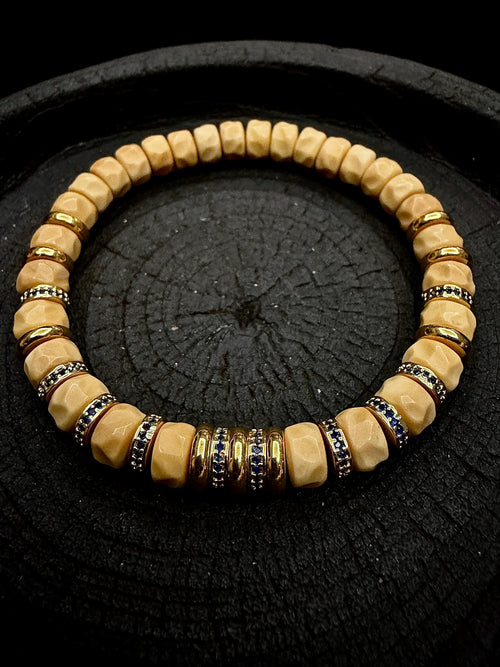 Dragon Ridge Bodhi Seed Flat-Cut Bracelet
