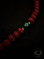 108 Natural Vajra Bodhi Seed Mala - Handheld Prayer Beads