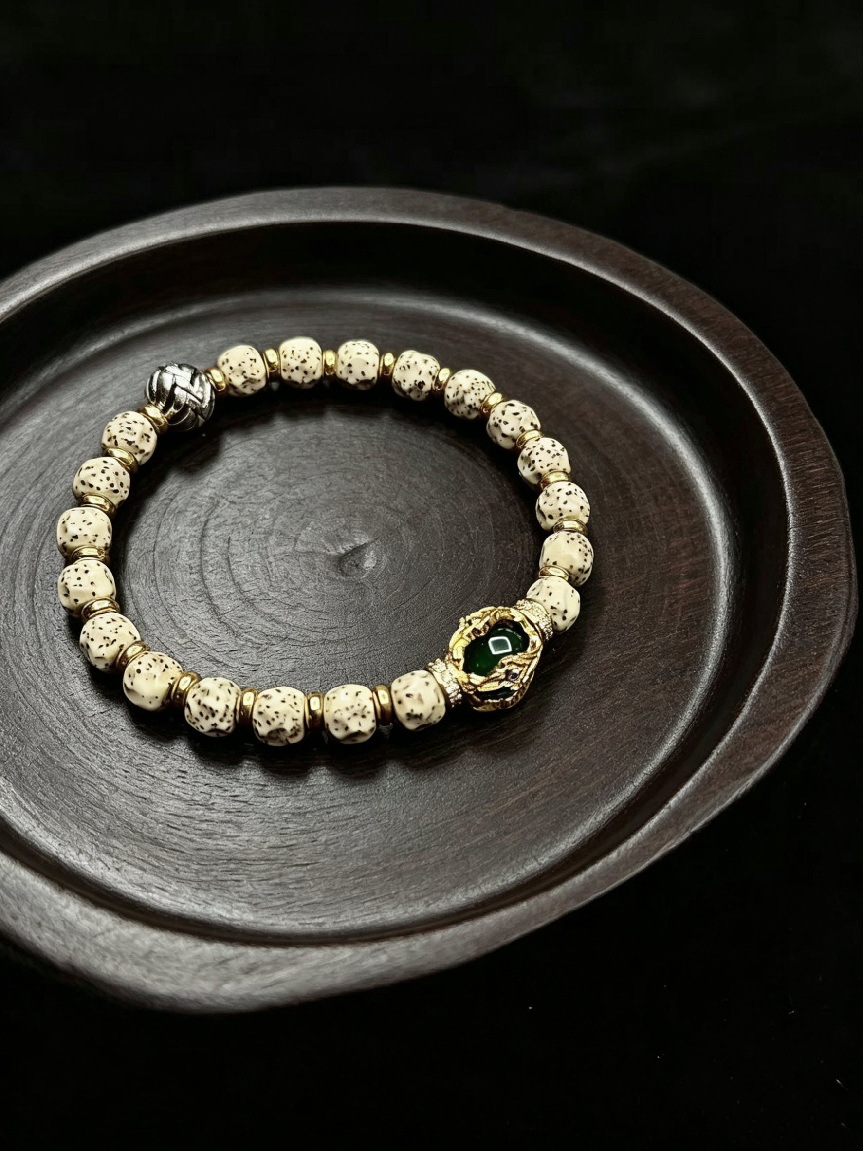 Borderless Star and Moon Bodhi Seed Bracelet