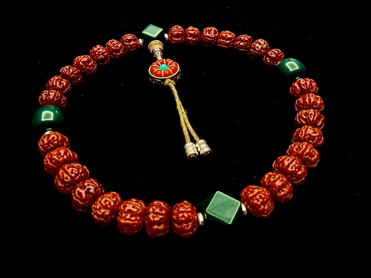 Natural Vajra Bodhi Seed Handheld Meditation Beads