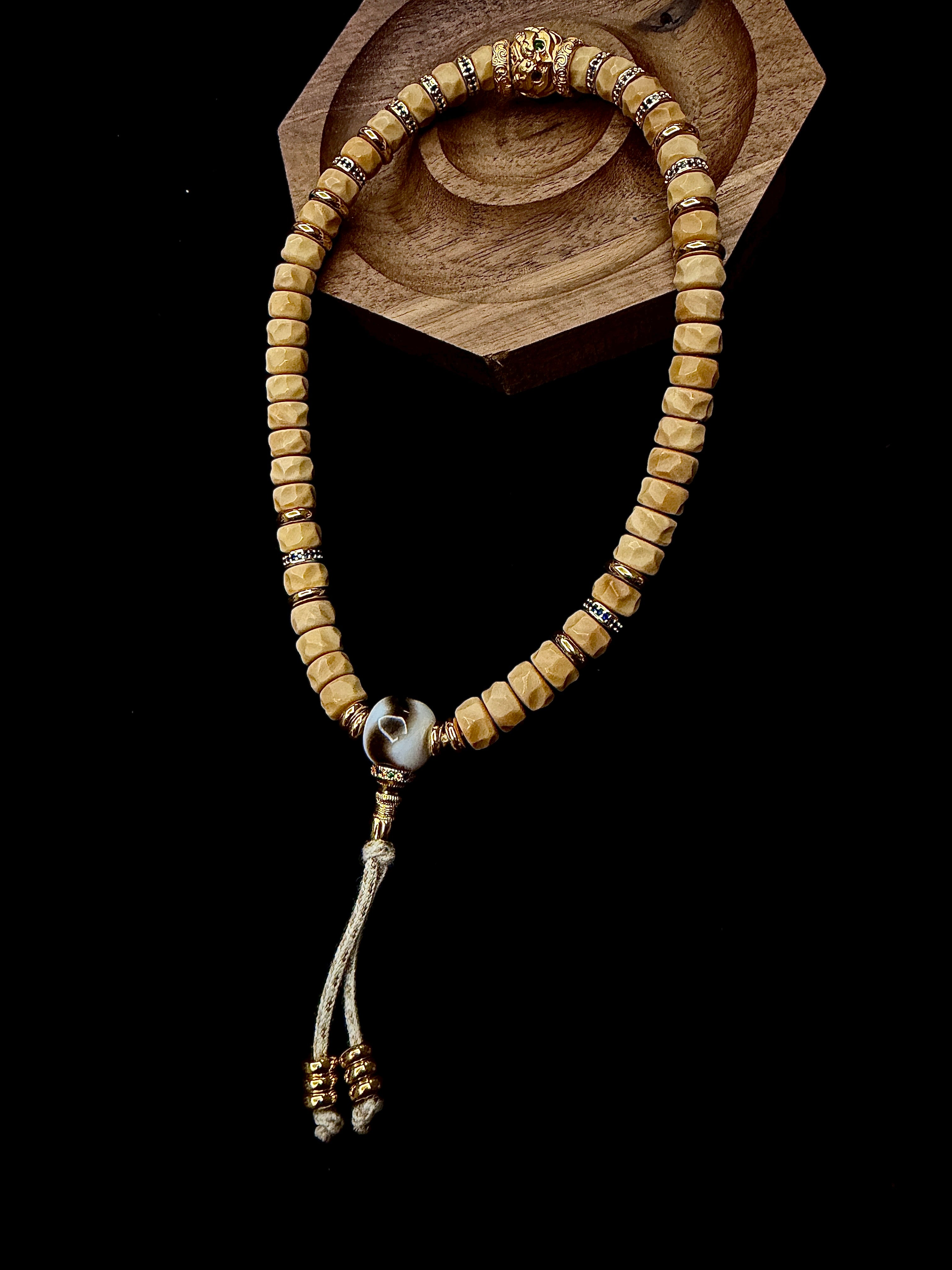 Bodhi Root Carving, Non-Phase Medicine Tablet Handheld Style