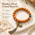 Houtou Walnut & Dzi Tassel Bracelet - main view