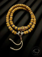 Natural Bodhi Seed Dragon Ridge Carved Handheld Meditation Beads