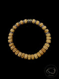 Dragon Ridge Bodhi Seed Carved Formless Flat-Cut Bracelet