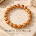 Phoenix Eye Houtou Walnut Bead Bracelet - main view