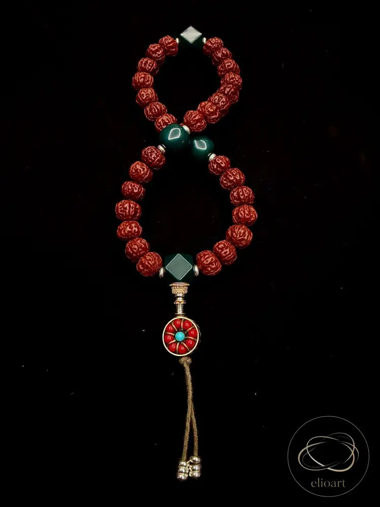 Natural Vajra Bodhi Seed Handheld Meditation Beads