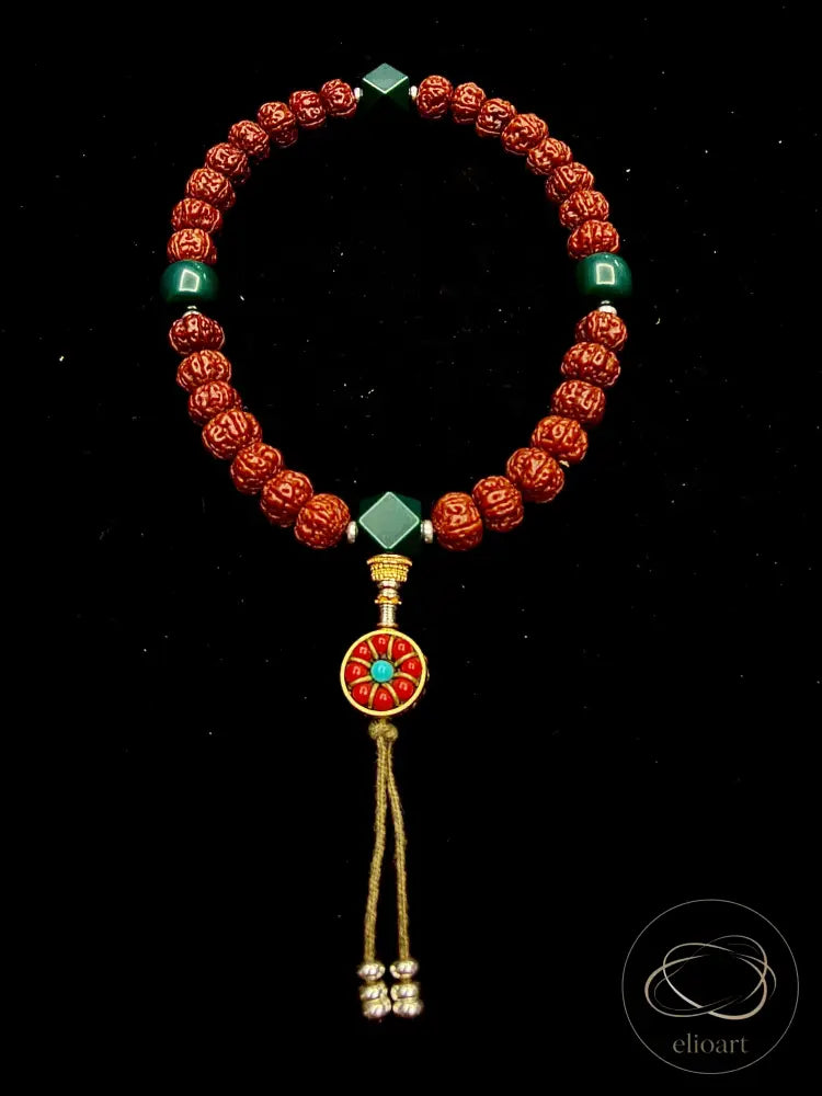 Natural Vajra Bodhi Seed Handheld Meditation Beads