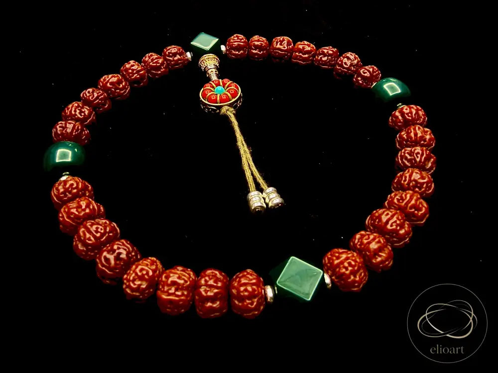 Natural Vajra Bodhi Seed Handheld Meditation Beads