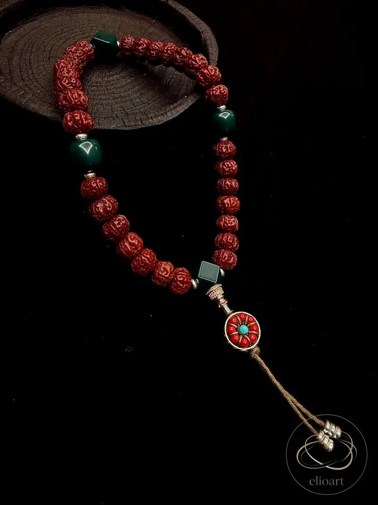 Natural Vajra Bodhi Seed Handheld Meditation Beads