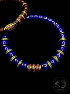 Natural Lapis Lazuli Flat-Cut Bracelet